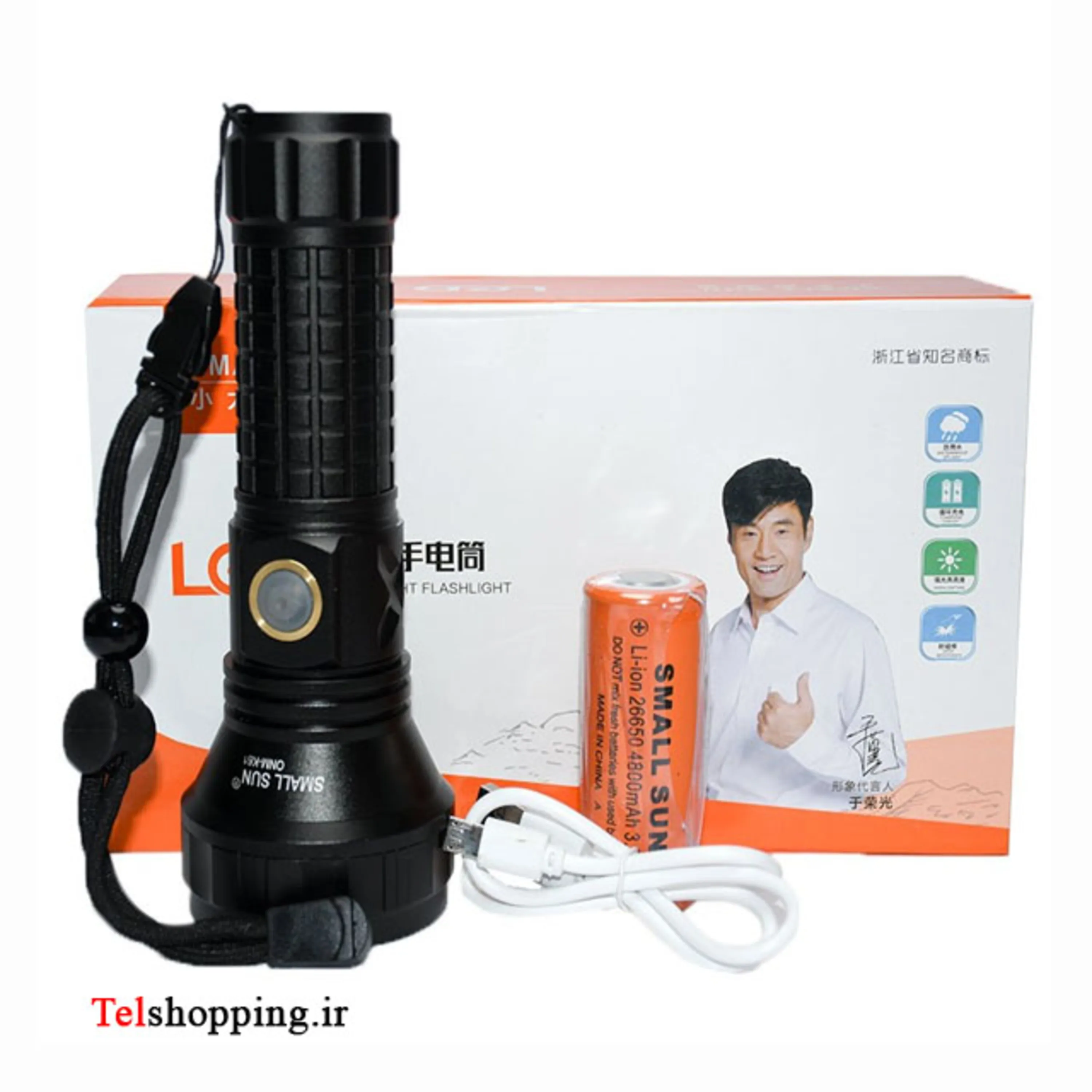 چراغ قوه پلیسی اسمال سان مدل K61